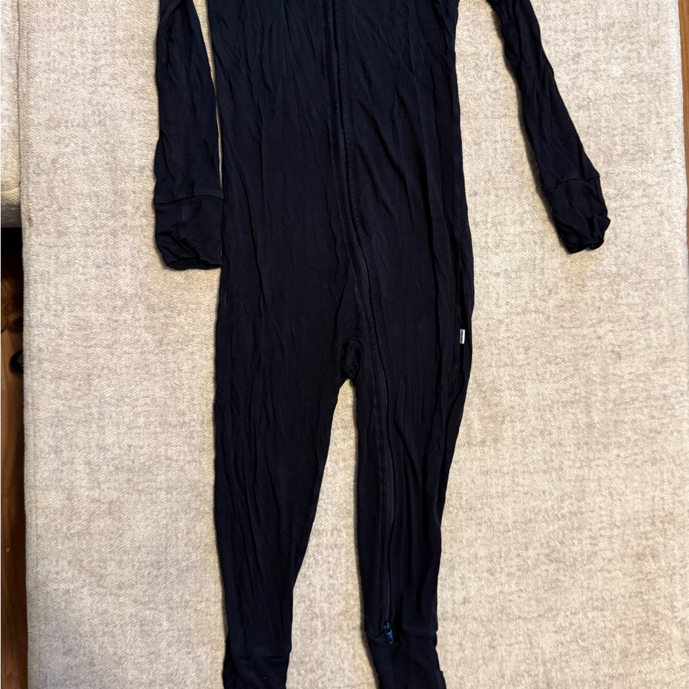 Little Sleepies Black Kids Pajamas Footies